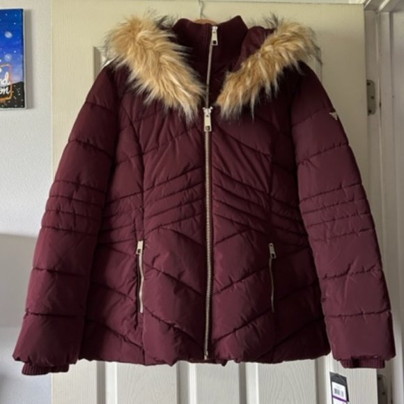 NWT Guess Hooded Winter Jacket - Size XXL